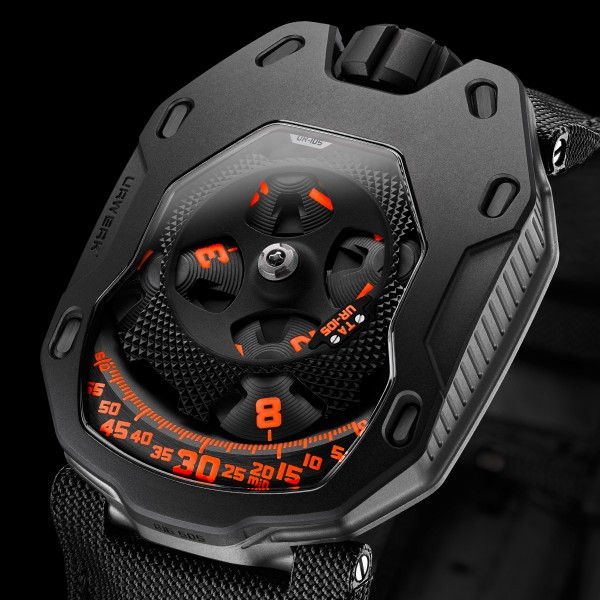 Review Urwerk Replica UR-105 TA Clockwork Orange watch